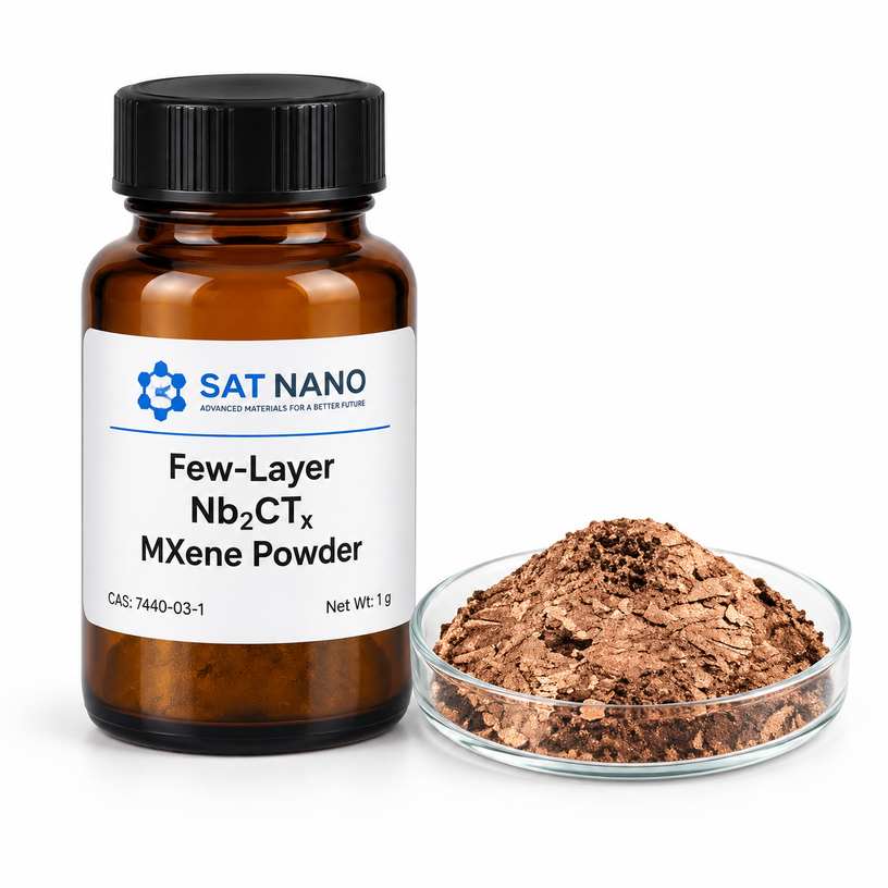 Few layer Niobium Carbide Nb2CTx MXene Powder