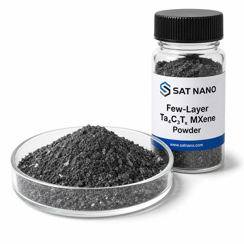 Few layer Tantalum Carbide Ta4C3Tx MXene powder