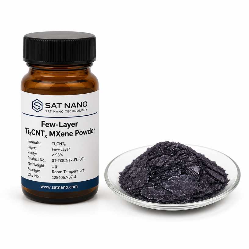 Few layer Titanium Carbonitride Ti3CNTx MXene powder
