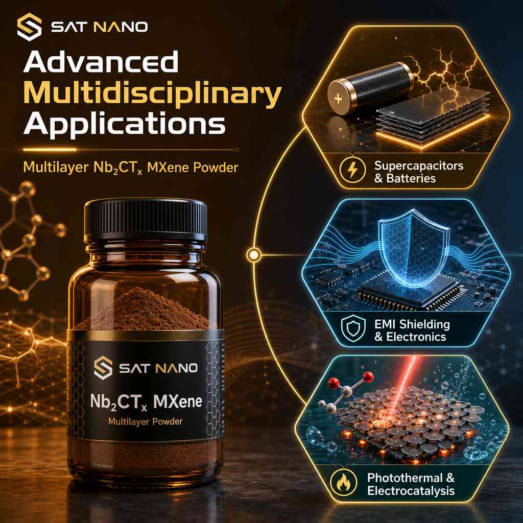 application of multilayer niobium carbide Nb2CTx MXene powder