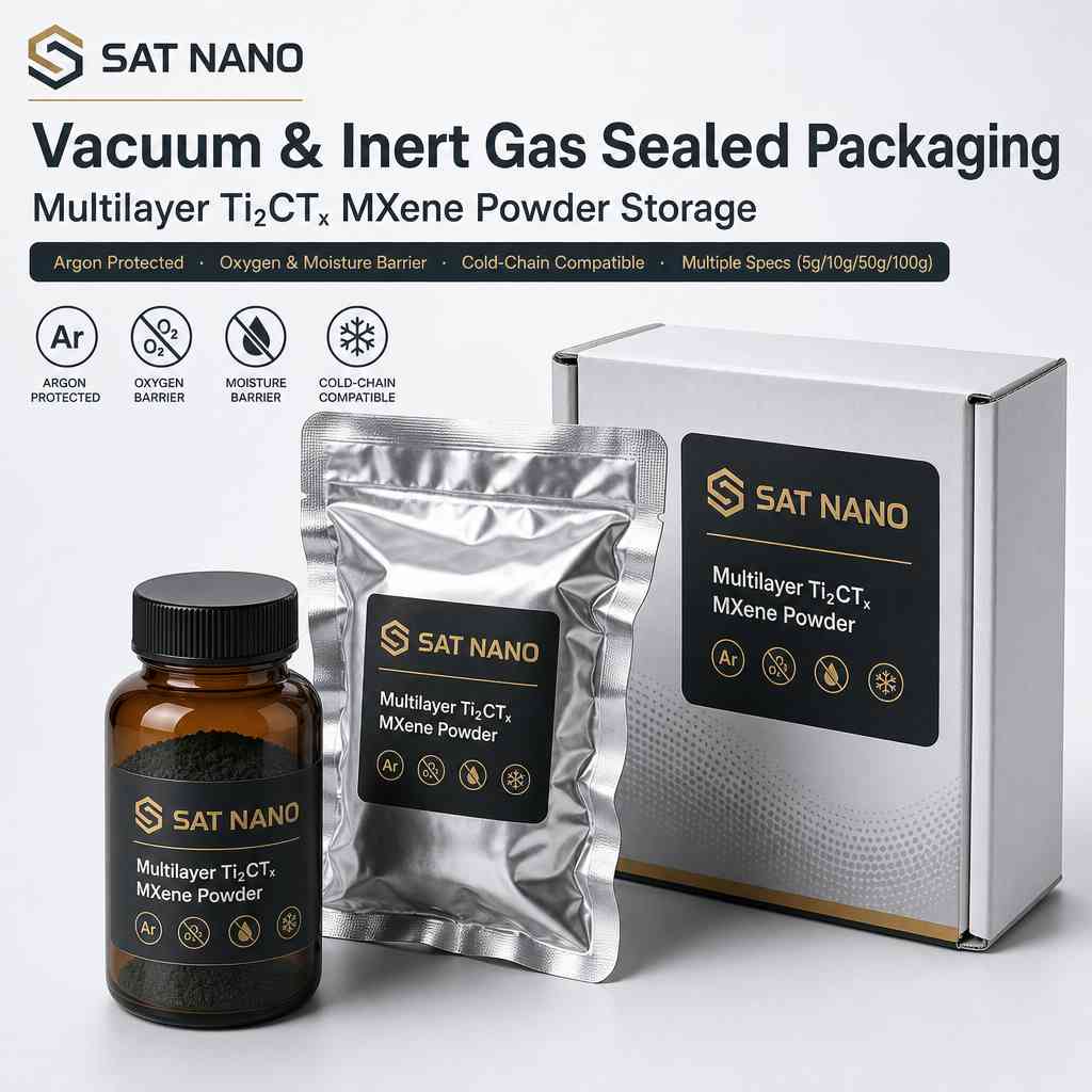 package of multilayer Titanium carbide Ti2CTx MXene powder