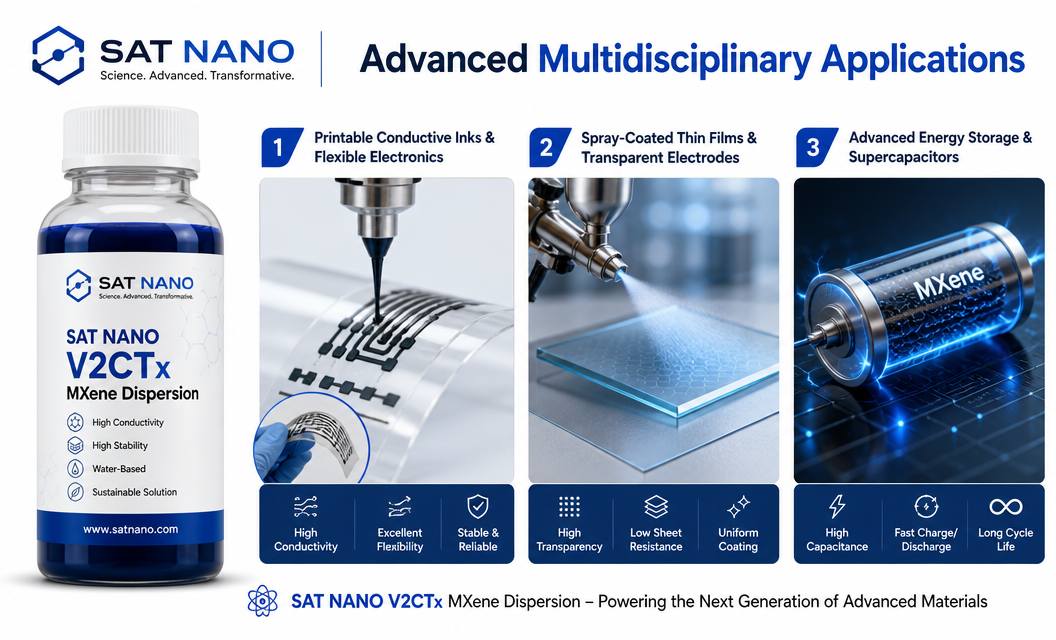 application of Vanadium Carbide V2CTx MXene dispersion