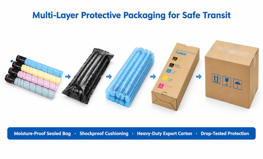 package of Premium High-Yield Compatible Color Copier Toner Cartridges (TN324 Powder Box)