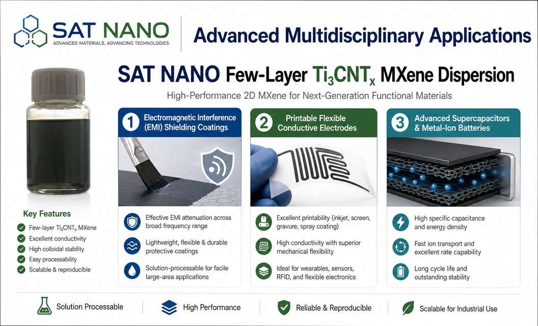 application of Titanium Carbonitride Ti3CNTx MXene Dispersion