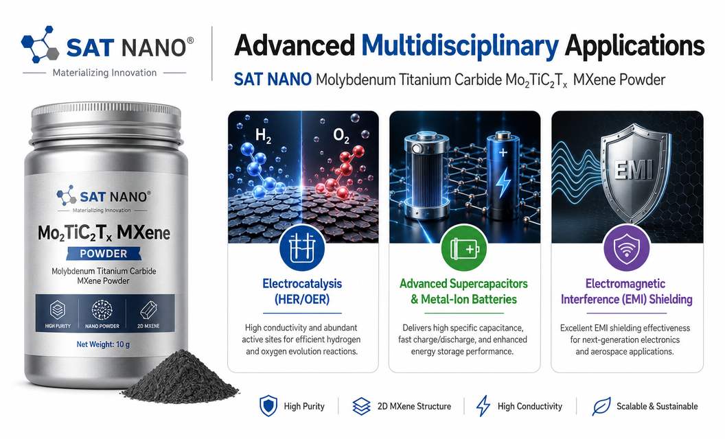 application of Molybdenum Titanium Carbide Mo2TiC2Tx MXene powder