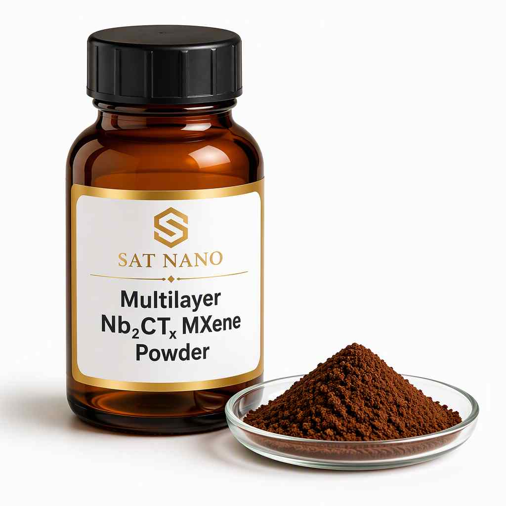 Multilayer Niobium Carbide Nb2CTx MXene Powder
